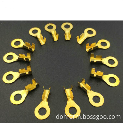 High precision progressive die stamping flat terminal lug China Manufacturers Suppliers Factory Exporter